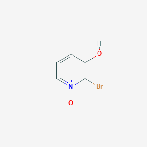 molecular formula C5H4BrNO2 B1592623 2-溴-3-羟基吡啶-1-氧化物 CAS No. 6602-29-5