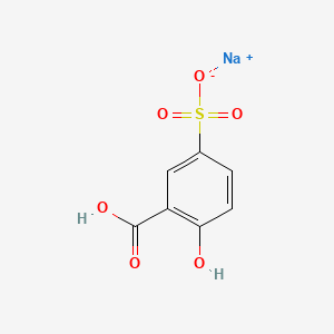 B1592626 Benzoic acid, 2-hydroxy-5-sulfo-, monosodium salt CAS No. 831-54-9