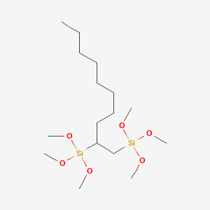 molecular formula C16H38O6Si2 B1592650 1,2-Bis(trimethoxysilyl)decane CAS No. 832079-33-1