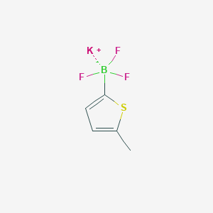 molecular formula C5H5BF3KS B1592652 Potassium 5-methyl-2-thiophenetrifluoroborate CAS No. 871231-40-2
