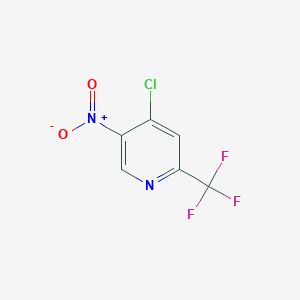 B1592656 4-Chloro-5-nitro-2-(trifluoromethyl)pyridine CAS No. 438554-45-1