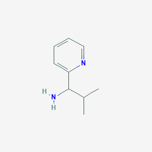 molecular formula C9H14N2 B1592657 2-Methyl-1-(2-pyridyl)-1-propylamine CAS No. 58088-72-5