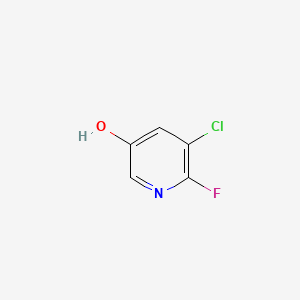 molecular formula C5H3ClFNO B1592658 3-Chloro-2-fluoro-5-hydroxypyridine CAS No. 209328-72-3