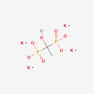 molecular formula C2H7KO7P2 B1592671 四钾依替膦酸盐 CAS No. 67953-76-8