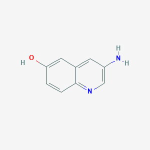 molecular formula C9H8N2O B1592678 3-氨基喹啉-6-醇 CAS No. 727650-61-5