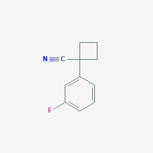 B1592679 1-(3-Fluorophenyl)cyclobutanecarbonitrile CAS No. 179411-83-7