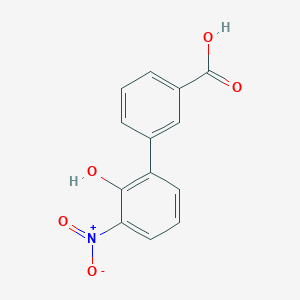 B1592683 2'-Hydroxy-3'-nitro-[1,1'-biphenyl]-3-carboxylic acid CAS No. 376591-95-6