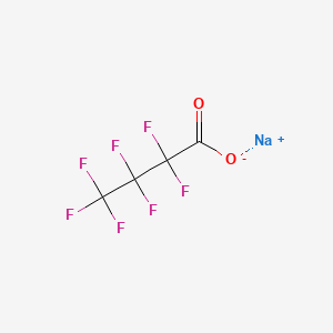 molecular formula C4F7NaO2 B1592685 七氟丁酸钠 CAS No. 2218-54-4