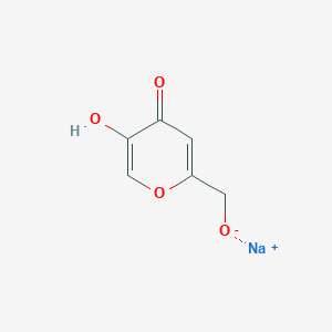 molecular formula C6H5NaO4 B1592686 5-羟基-2-(羟甲基)-4H-吡喃-4-酮钠盐 CAS No. 70145-54-9