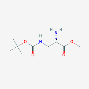 B015927 (S)-Methyl 2-amino-3-((tert-butoxycarbonyl)amino)propanoate CAS No. 77087-60-6