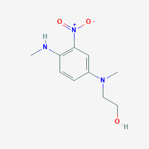 2-[N-methyl-4-(methylamino)-3-nitroanilino]ethanol