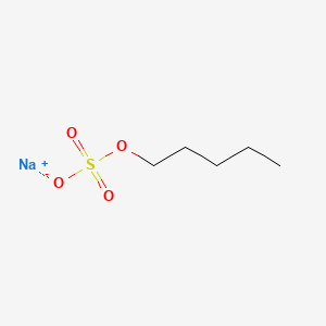B1592700 Sulfuric acid, monopentyl ester, sodium salt CAS No. 556-76-3