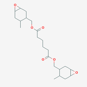 molecular formula C22H34O6 B159271 bis[(3,4-Epoxy-6-methylcyclohexyl)methyl] adipate CAS No. 1985-84-8