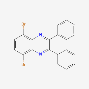 molecular formula C20H12Br2N2 B1592716 5,8-二溴-2,3-二苯基喹喔啉 CAS No. 94544-77-1