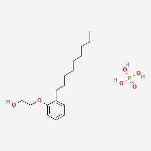 molecular formula C17H31O6P B1592729 2-(2-壬基苯氧基)乙醇；磷酸 CAS No. 51811-79-1