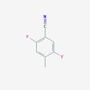molecular formula C8H5F2N B1592730 2,5-二氟-4-甲基苯甲腈 CAS No. 1003708-66-4