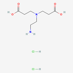 molecular formula C8H18Cl2N2O4 B1592738 乙二胺-N,N'-二丙酸二盐酸盐 CAS No. 32705-91-2