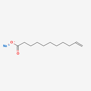 molecular formula C11H19NaO2 B1592752 十一烯酸钠 CAS No. 3398-33-2