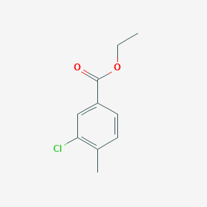 molecular formula C10H11ClO2 B1592764 Ethyl 3-chloro-4-methylbenzoate CAS No. 99500-36-4