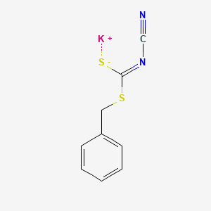 molecular formula C9H7KN2S2 B1592817 氰亚氨基二硫代碳酸S-苄酯-钾盐 CAS No. 36598-30-8
