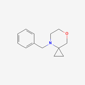 molecular formula C13H17NO B1592843 4-Benzyl-7-oxa-4-azaspiro[2.5]octane CAS No. 218594-11-7