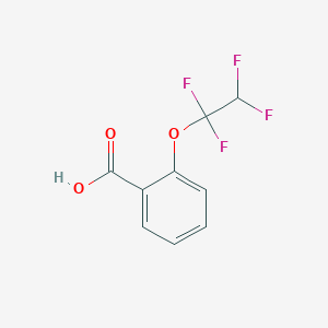 molecular formula C9H6F4O3 B159287 2-(1,1,2,2-tetrafluoroethoxy)benzoic Acid CAS No. 10008-97-6
