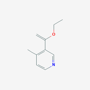 molecular formula C10H13NO B1592880 4-甲基烟酸乙酯 CAS No. 55314-29-9