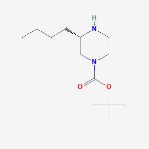 molecular formula C13H26N2O2 B1592897 (S)-1-Boc-3-丁基哌嗪 CAS No. 928025-60-9