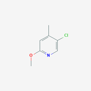molecular formula C7H8ClNO B1592906 5-Chloro-2-methoxy-4-methylpyridine CAS No. 851607-29-9