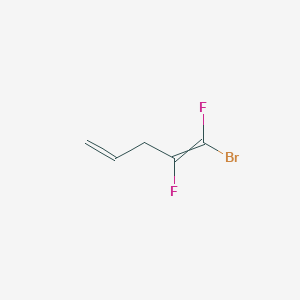 molecular formula C5H5BrF2 B159291 1-Bromo-1,2-difluoropenta-1,4-diene CAS No. 1730-24-1