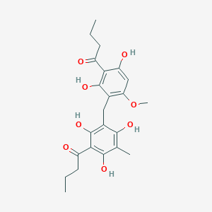 molecular formula C23H28O8 B159292 Phloraspine CAS No. 1763-14-0