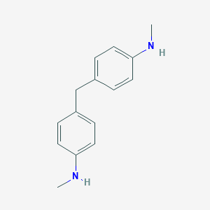 molecular formula C15H18N2 B159293 4,4'-Methylenebis(N-methylaniline) CAS No. 1807-55-2