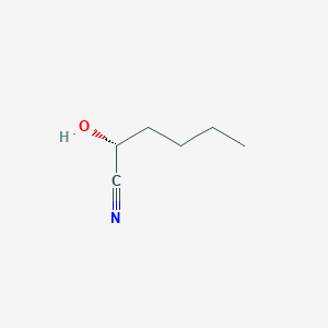 molecular formula C6H11NO B159295 (2r)-2-Hydroxyhexanenitrile CAS No. 10021-65-5