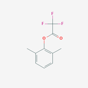 molecular formula C10H9F3O2 B159296 Acetic acid, trifluoro-, 2,6-dimethylphenyl ester CAS No. 1842-06-4