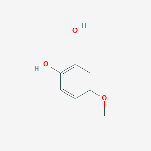 molecular formula C10H14O3 B1592962 2-(2-羟基丙烷-2-基)-4-甲氧基苯酚 CAS No. 15000-00-7