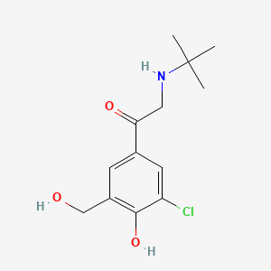 molecular formula C13H18ClNO3 B1592964 Chloroalbuterone CAS No. 898542-80-8
