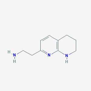 B1593001 5,6,7,8-Tetrahydro-1,8-naphthyridin-2-ethylamine CAS No. 332884-13-6