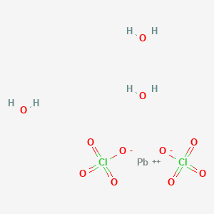 molecular formula Cl2H6O11P B1593016 高氯酸铅三水合物 CAS No. 13453-62-8