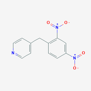 molecular formula C12H9N3O4 B159303 4-(2,4-Dinitrobenzyl)pyridine CAS No. 1603-85-6