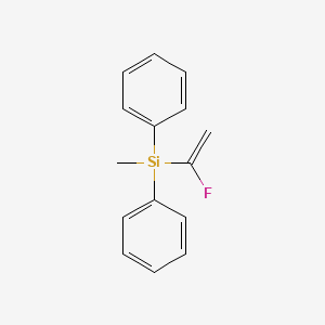 molecular formula C15H14FSi B1593031 (1-氟乙烯基)甲基二苯基硅烷 CAS No. 257610-49-4