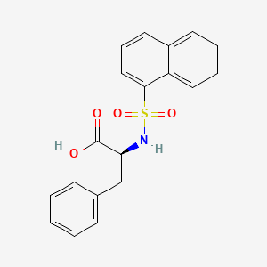 molecular formula C19H17NO4S B1593033 N-(1-萘磺酰)-L-苯丙氨酸 CAS No. 90291-46-6