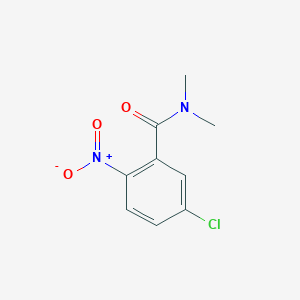 molecular formula C9H9ClN2O3 B1593037 5-氯-N,N-二甲基-2-硝基苯甲酰胺 CAS No. 480451-75-0