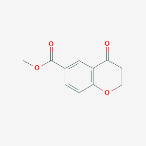 molecular formula C11H10O4 B1593039 4-氧代色满-6-羧酸甲酯 CAS No. 41118-19-8