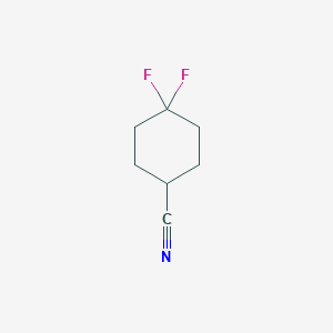 molecular formula C7H9F2N B1593041 4,4-二氟环己烷腈 CAS No. 922728-21-0