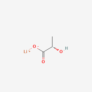 molecular formula C3H5LiO3 B1593043 锂(S)-2-羟基丙酸 CAS No. 27848-80-2