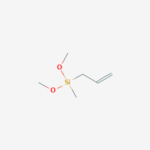 molecular formula C6H14O2Si B1593051 二甲氧基甲基烯丙基硅烷 CAS No. 67681-66-7