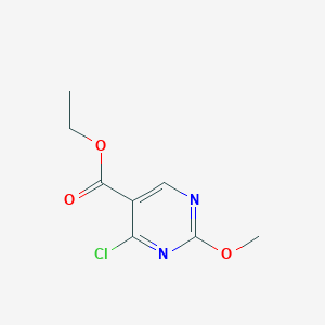 molecular formula C8H9ClN2O3 B1593070 4-氯-2-甲氧基嘧啶-5-羧酸乙酯 CAS No. 65269-18-3