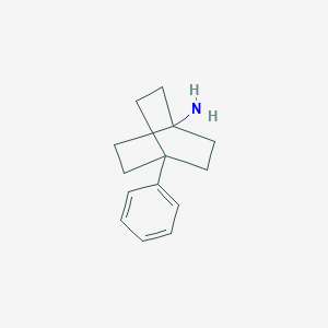 molecular formula C14H19N B159310 Bicyclo(2.2.2)octan-1-amine, 4-phenyl- CAS No. 10206-89-0