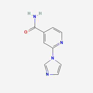 B1593112 2-(1H-Imidazol-1-YL)-4-pyridinecarboxamide CAS No. 1001659-25-1