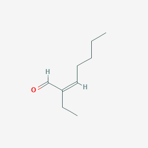 molecular formula C9H16O B159312 2-Ethyl-3-butylacrolein CAS No. 10031-88-6